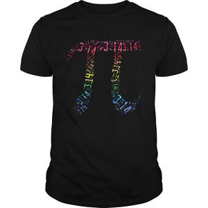 Pi Day 314 Math Geek Colorful Shirt